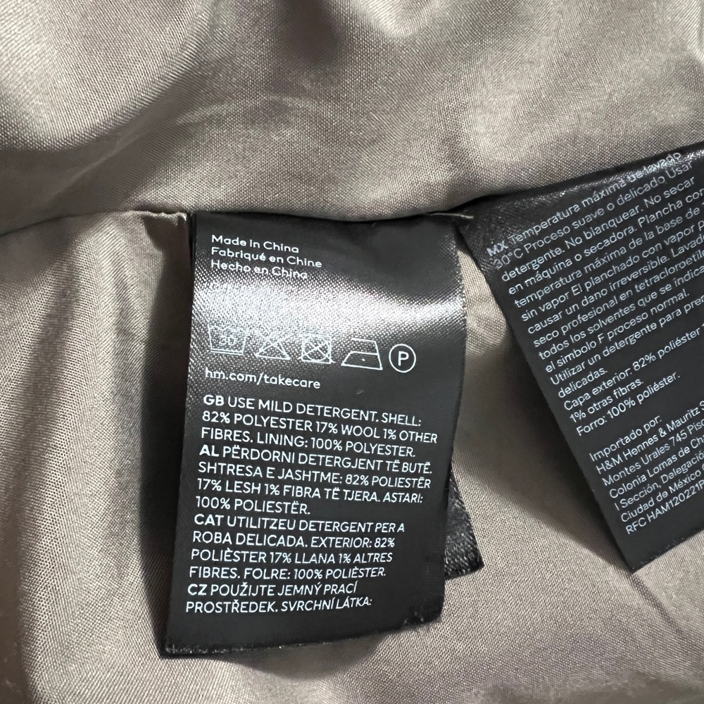 H&M Classic Double-Breasted Brown Blazer - Picture 6 of 6